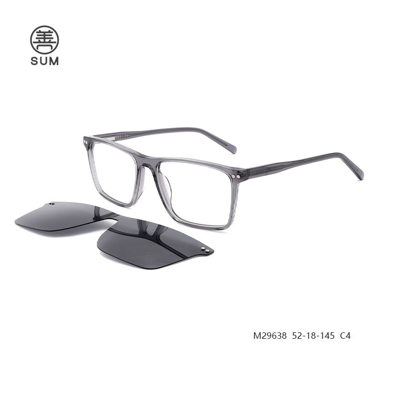 Clip On Eyeglasses For Men M29638 C4
