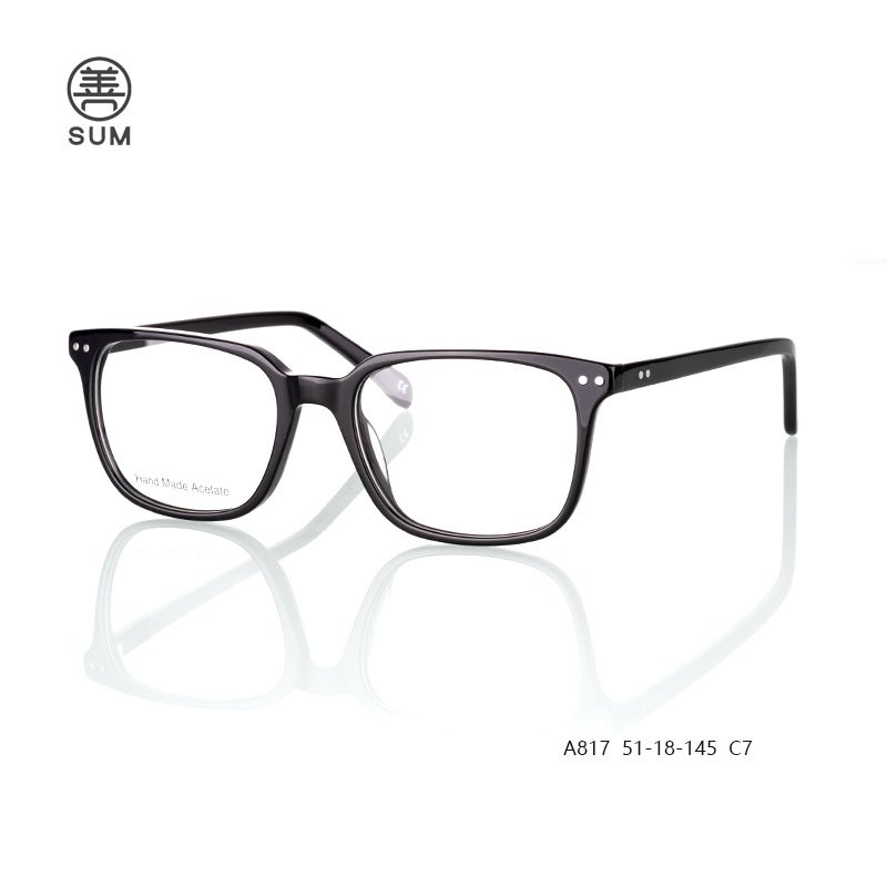 Thin Acetate Optical Frames For Men A817 C7